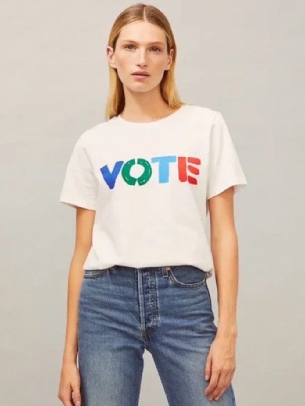 Tory Burch 'VOTE' Short Sleeve Tee